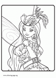 Silvermist, a Pirate Fairy coloring page