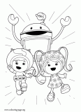 Team Umizoomi coloring page