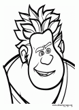 Wreck-It Ralph coloring page