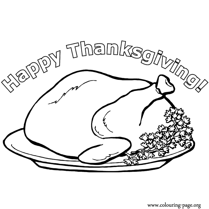 Thanksgiving Day coloring page