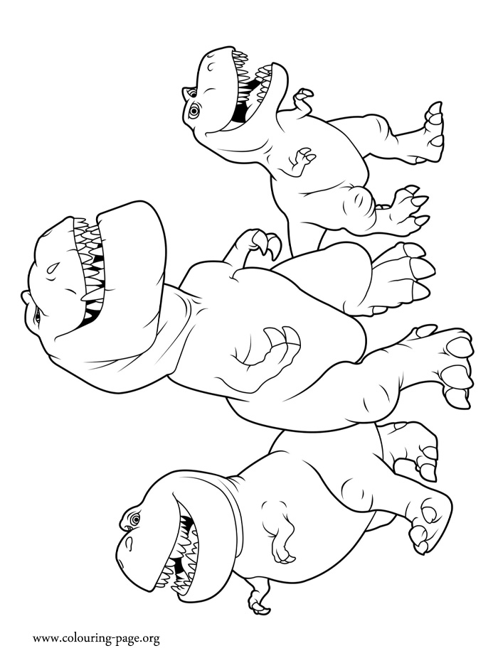 Nash, Butch and Ramsey coloring page