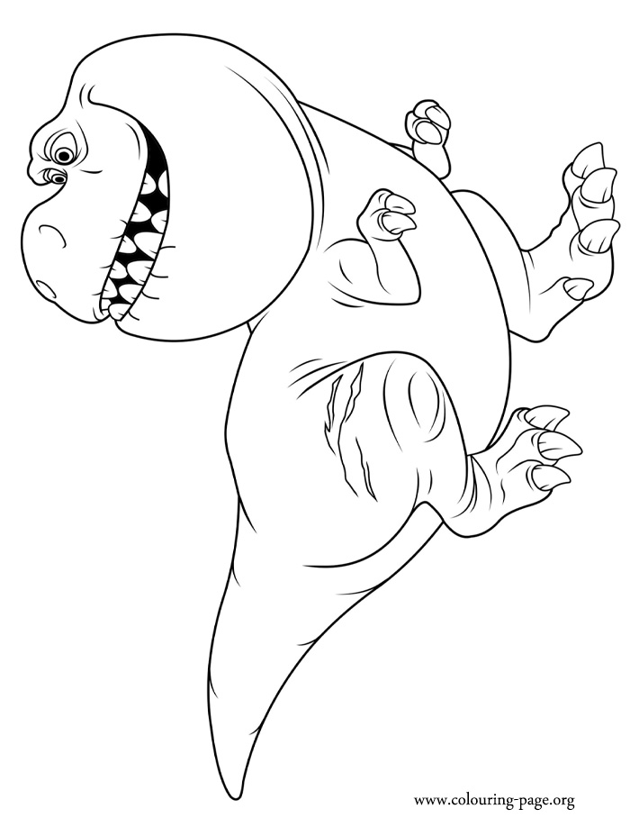 Nash, a Tyrannosaurus Rex coloring page