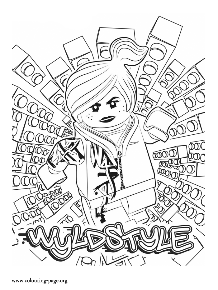 Wyldstyle coloring page