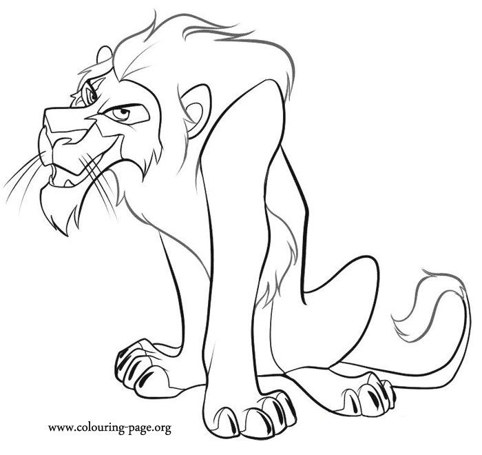 Scar coloring page