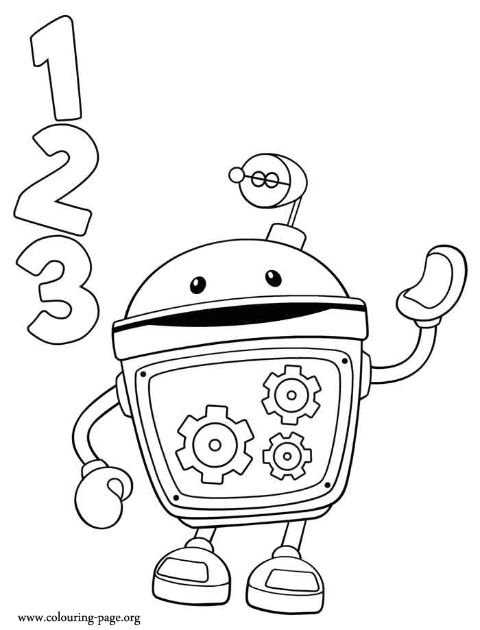 Bot coloring page