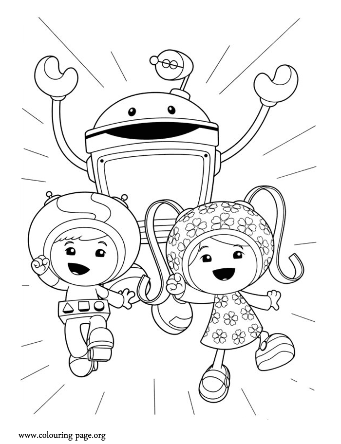 Team Umizoomi coloring page